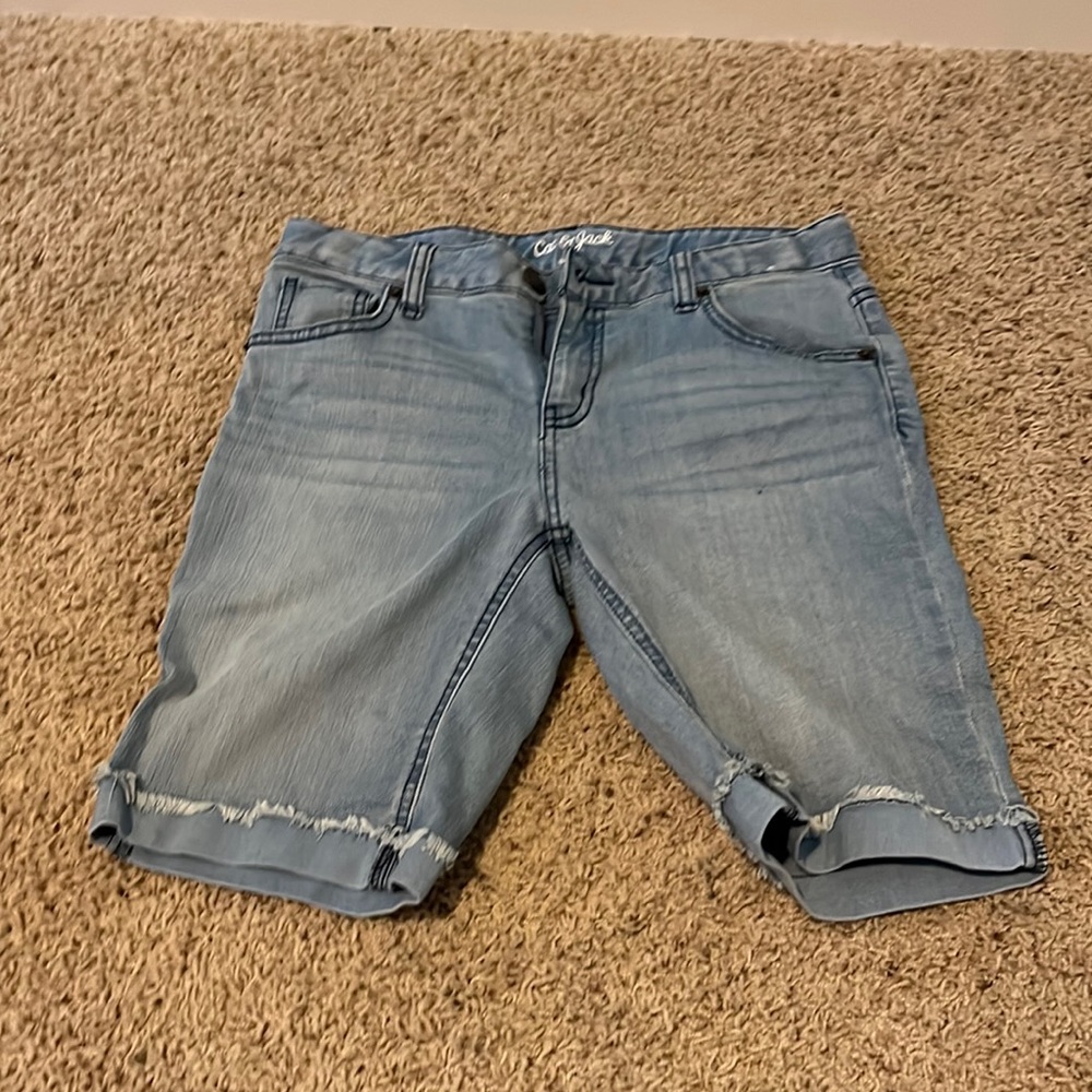 Light washed Jean shorts